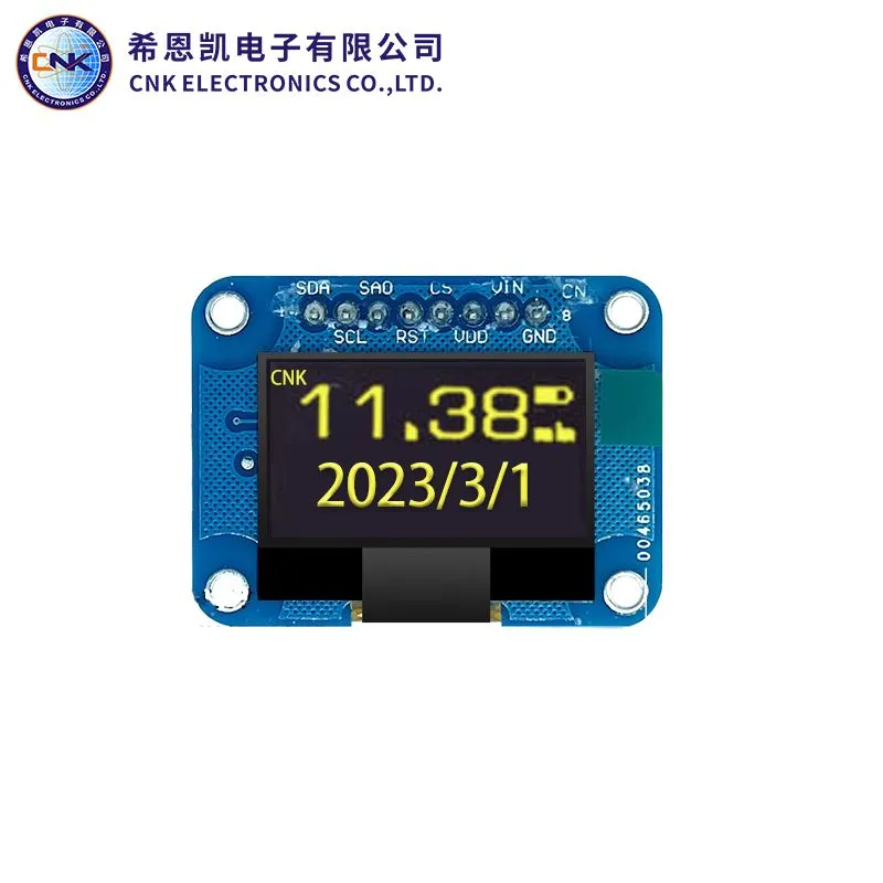 0,96 tolli OLED moodul
