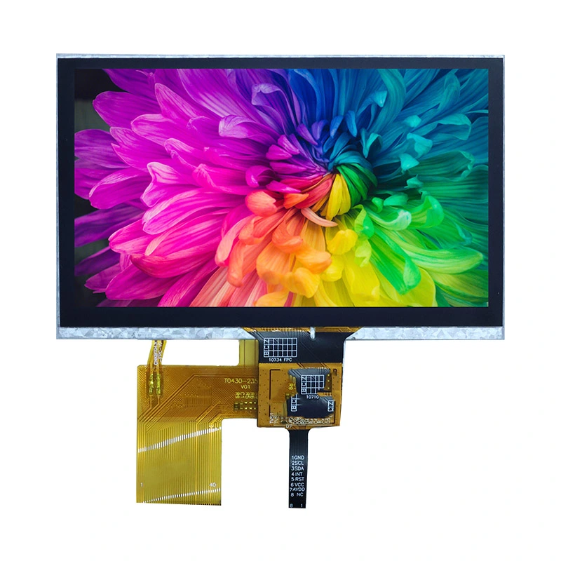 4,3 -tollise IPS TFT LCD -kuvamoodul 480*272 RGB