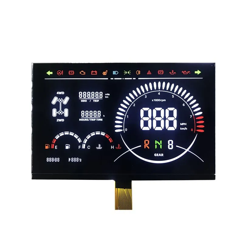 Segmendi LCD -kuvamoodul