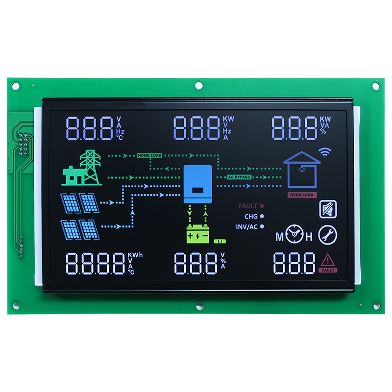 VA LCD segmendi kuvamoodul